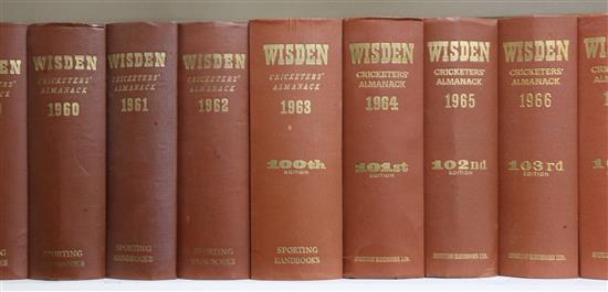 Wisdens, John - Cricketers Almanack for the Years: